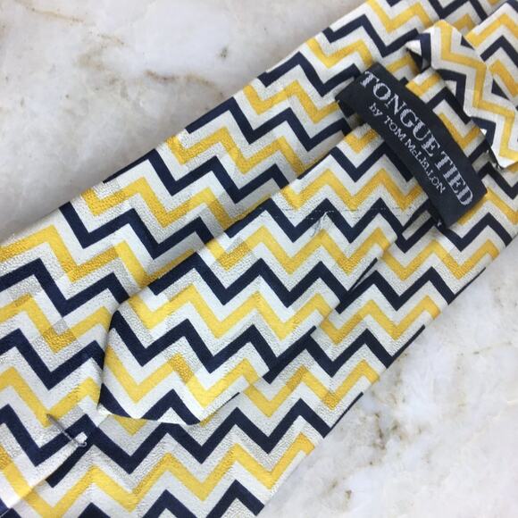 TONGUE-TIED SILK TIE - Picture 7 of 13